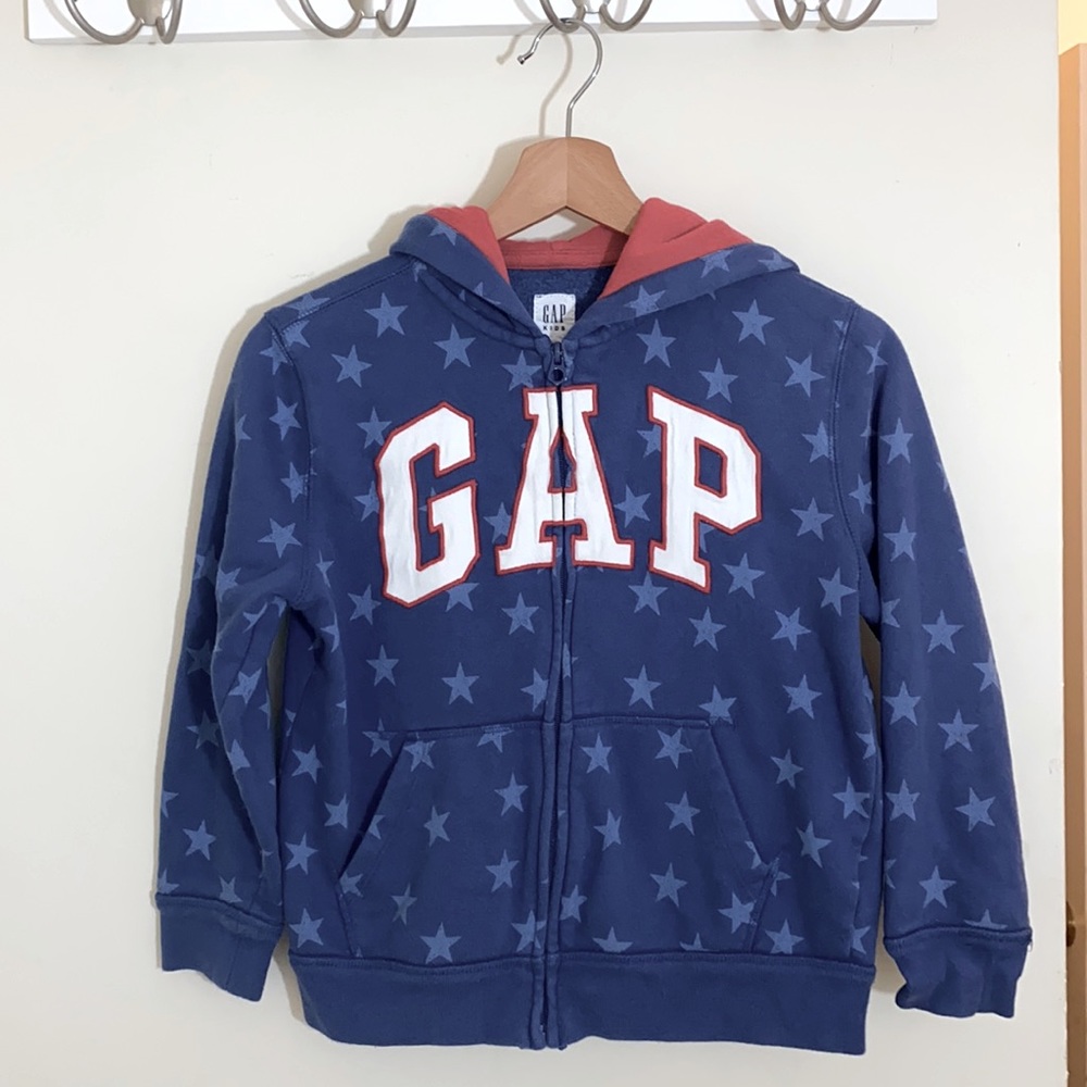 GAP Girls Hooded Sweatshirt Jacket